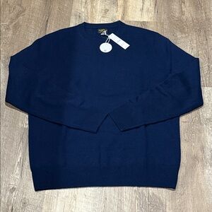 New Mens Cashmere J. Crew Crewneck Sweater